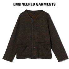 ENGINEERED GARMENTS [󥸥˥ ] - KNIT CARDIGAN - WOOL POLY NEP SWEATER KNIT - BROWN