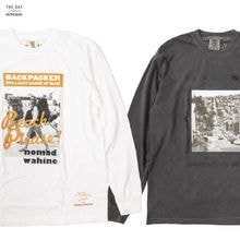 THE DAY ON THE BEACH  CASSIDY ATHLETIC- GARMENT DYED LONG SLEEVE T-SHIRT - 2COL.
