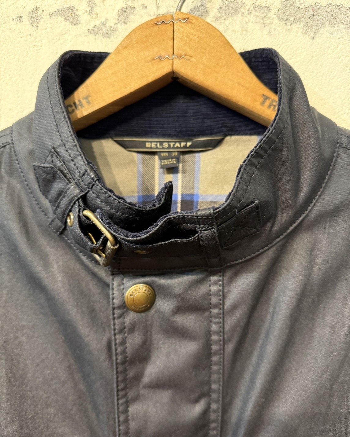 RESTOCKBELSTAFF [٥륹å] - TRIALMASTER JACKET - 6oz WAX COTTON - BLACK