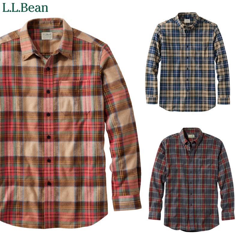 L.L.Bean [롦롦ӡ] - Men's Scotch Plaid Flannel Shirt -JPN FIT - 3COL.