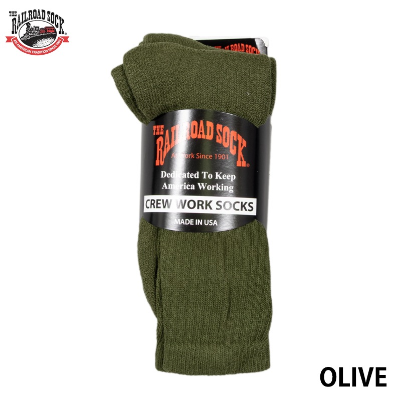 RAILROAD SOCK [쥤 å] - P3 Pk Men's Crew Sock / 6col.
