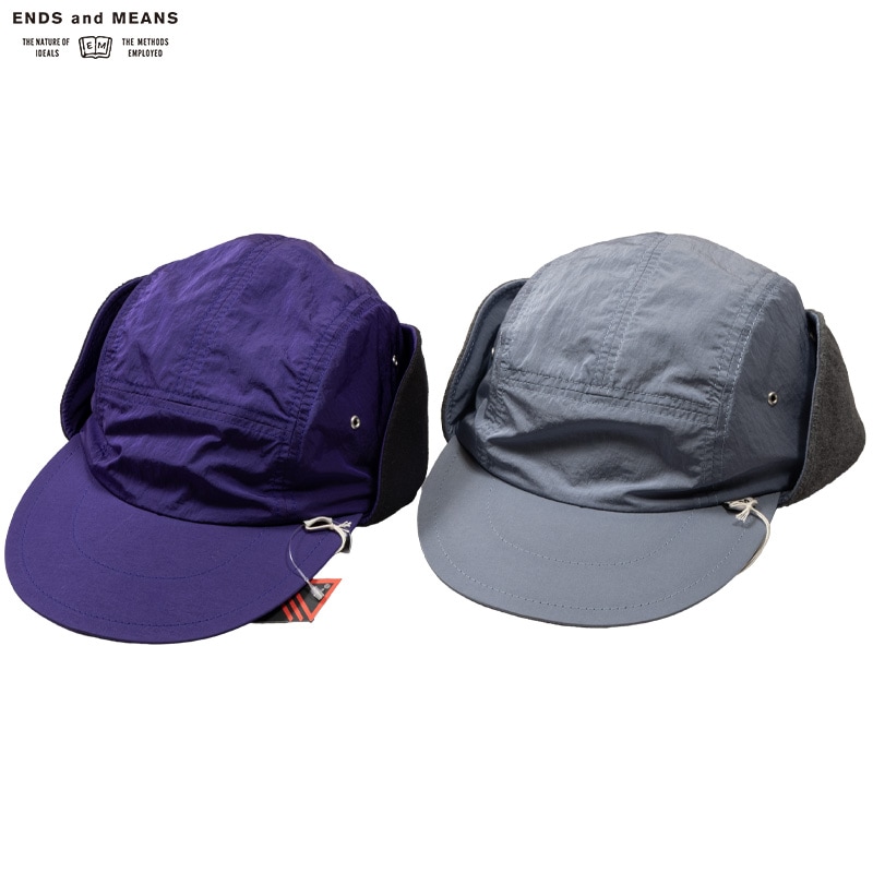 ENDS and MEANS [󥺥ɥߡ] - POLERTEC EAR FLAP CAMP CAP - 2COL.