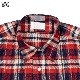 CASSIDY HOME GROWN [㥷ǥۡ॰] - COTTON FLANNEL REGULAR COLLAR SHIRTS - RED CHECK