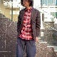 CASSIDY HOME GROWN [㥷ǥۡ॰] - COTTON FLANNEL REGULAR COLLAR SHIRTS - RED CHECK
