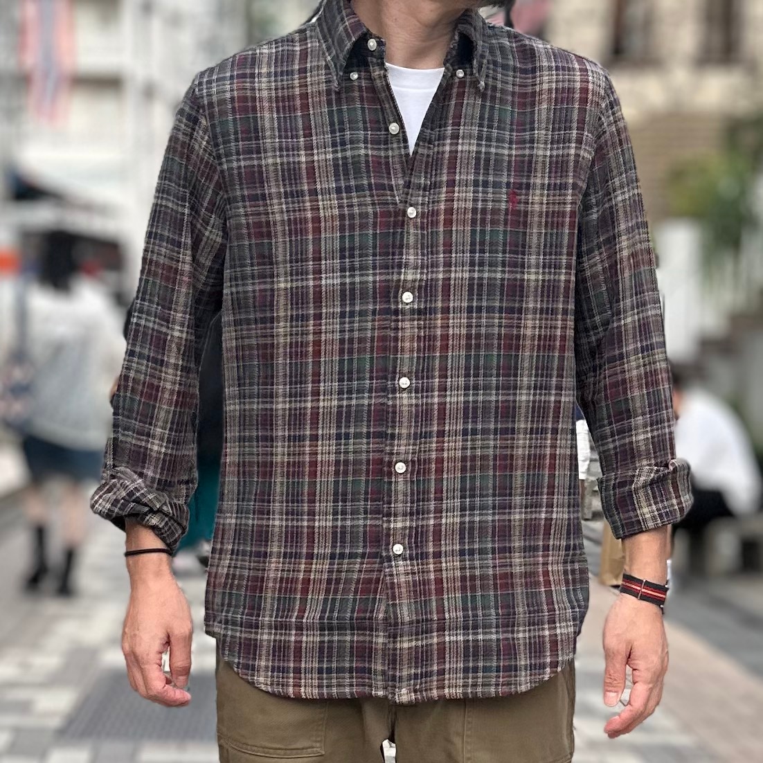 POLO RALPH LAUREN ڥݥե- CUSTOM FIT PLAID BRUSHED FLANNEL SHIRT  / 2COL.