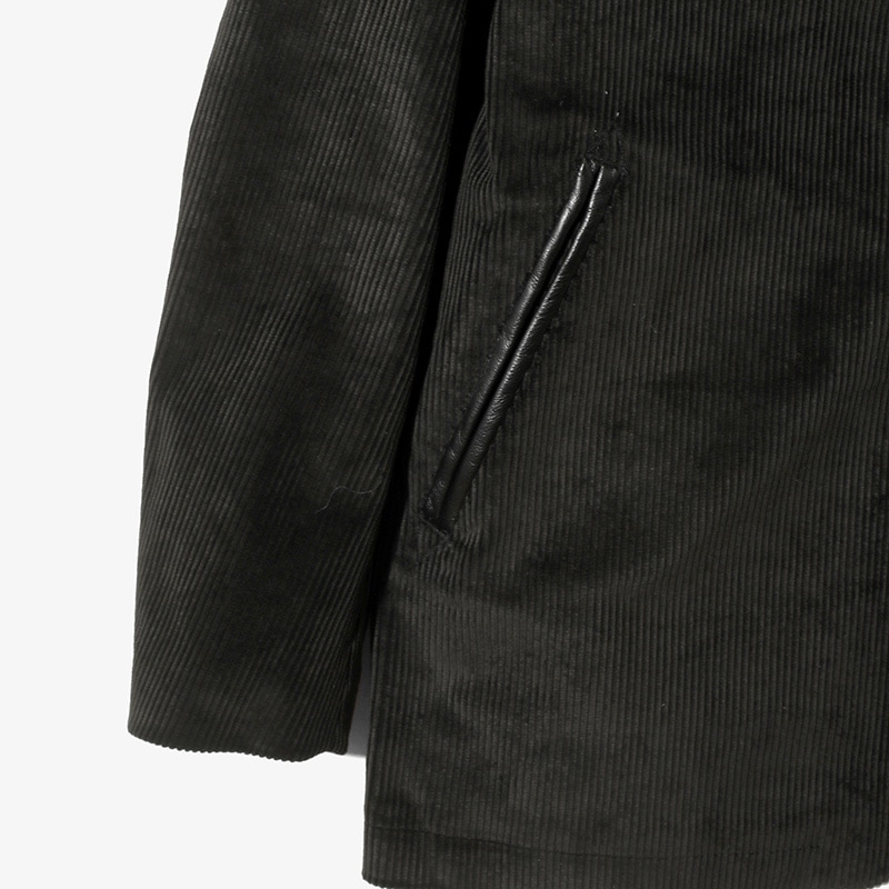 NEEDLES[ˡɥ륹] - ZIPPED TRAVEL JACKET - 8W CORDUROY - BLACK