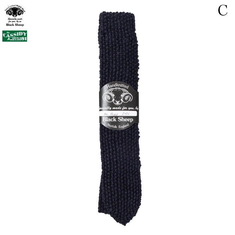 [BLACK SHEEP]  [CASSIDY'81] - SPECIAL ORDER KNIT TIE / 6COL.