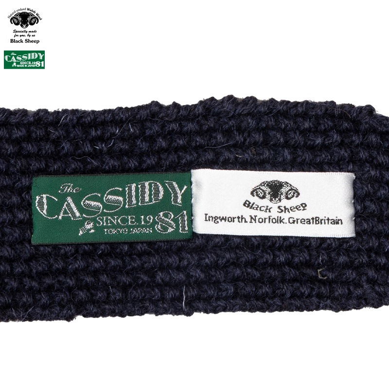 [BLACK SHEEP]  [CASSIDY'81] - SPECIAL ORDER KNIT TIE / 6COL.