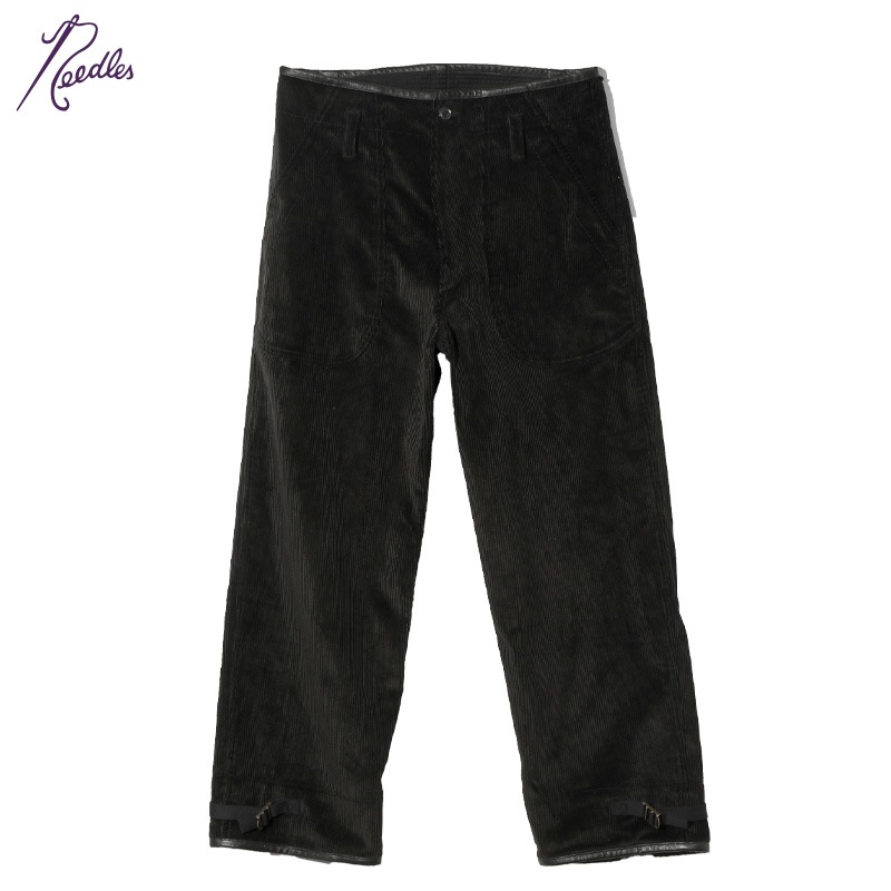 NEEDLES[ˡɥ륹] - OVER PANT - 8W CORDUROY - BLACK