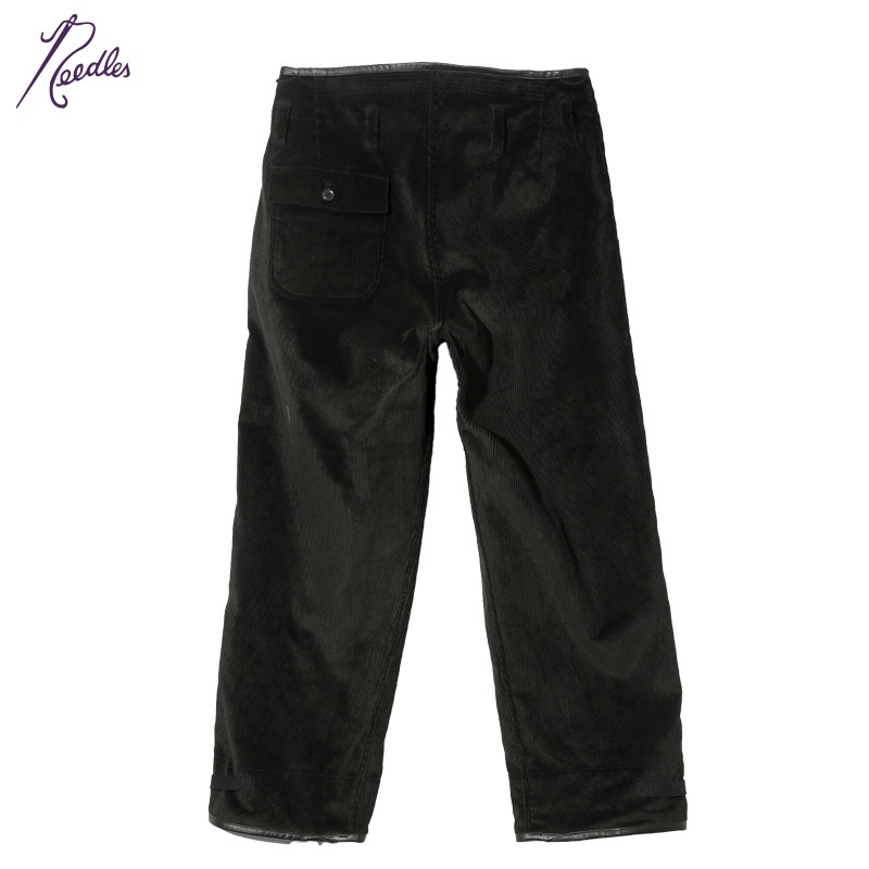 NEEDLES[ˡɥ륹] - OVER PANT - 8W CORDUROY - BLACK