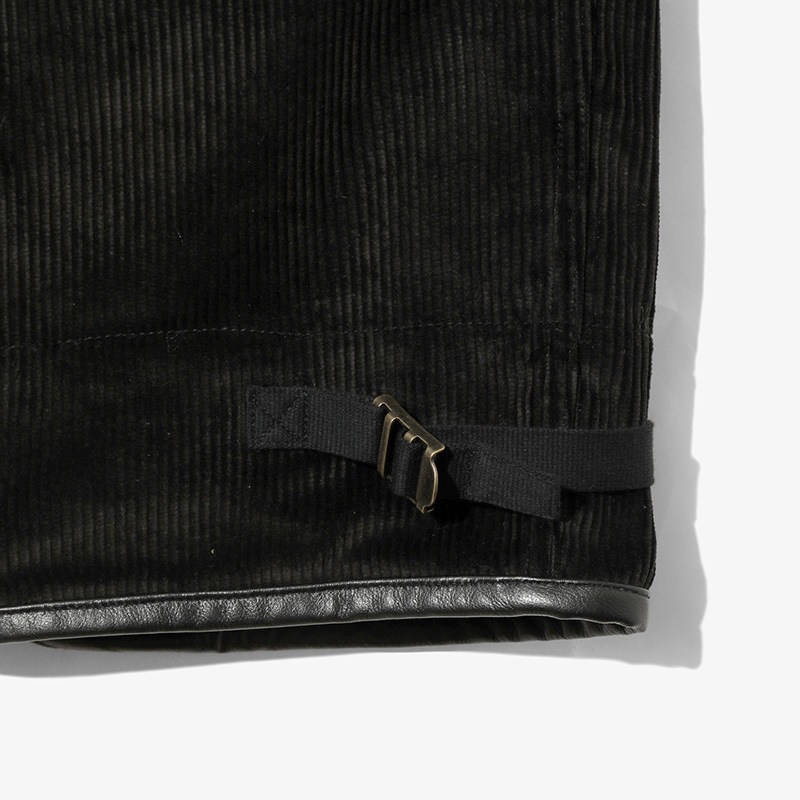 NEEDLES[ˡɥ륹] - OVER PANT - 8W CORDUROY - BLACK