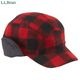 L.L.Bean [롦롦ӡ] - Adults' Maine Guide Wool Cap with PrimaLoft, Plaid  - RED / BLACK