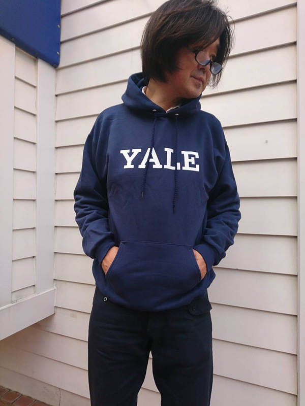 IVYSPORT [ӡݡ] - Yale Classic Hooded Sweatshirt (Navy)