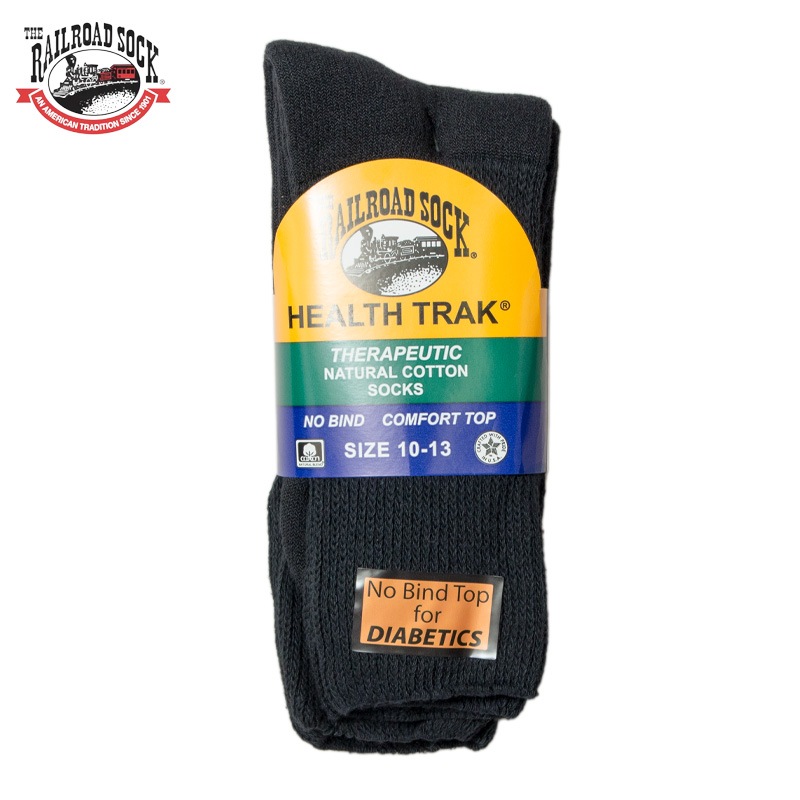 RAILROAD SOCK [쥤 å] - PACK DIABETICS/HELTH TRAK THERAPEUTIC 2P SOCKS / 3col.