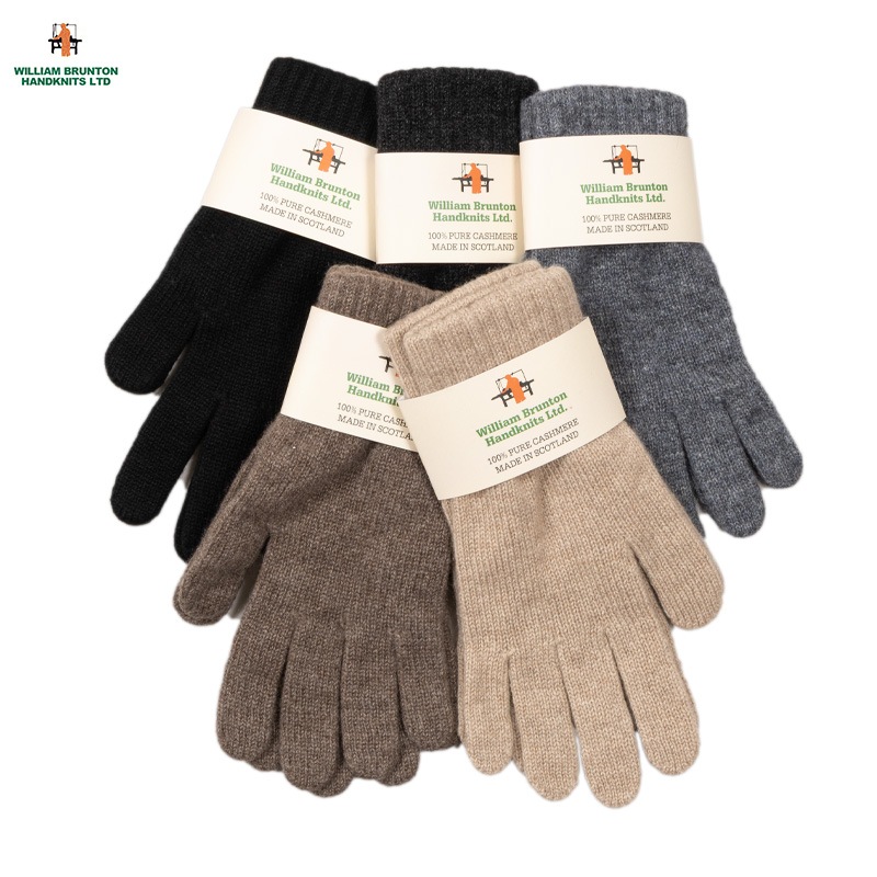 WILLIAM BRUNTOM [ꥢ ֥ȥ] - PLY GLOVE -100% PURE CASHMERE - 5COL.