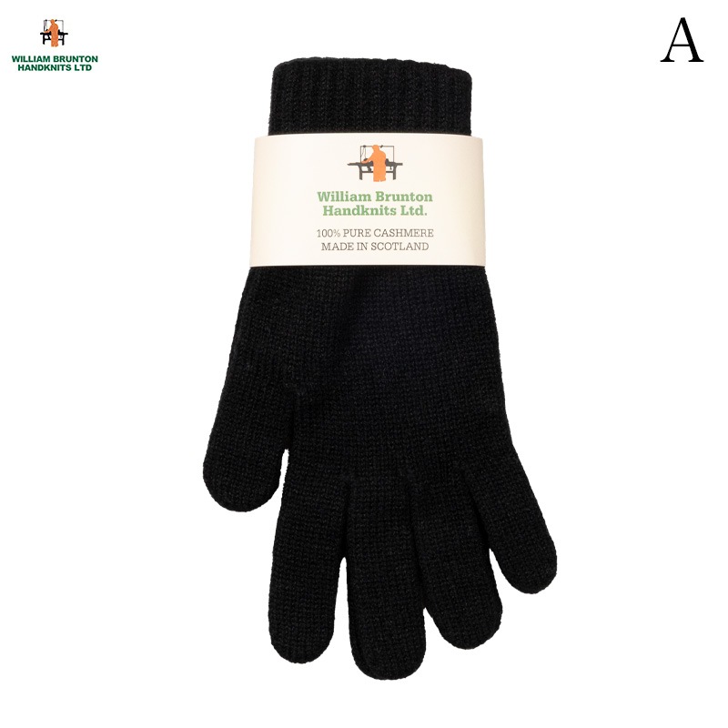 WILLIAM BRUNTOM [ꥢ ֥ȥ] - PLY GLOVE -100% PURE CASHMERE - 5COL.