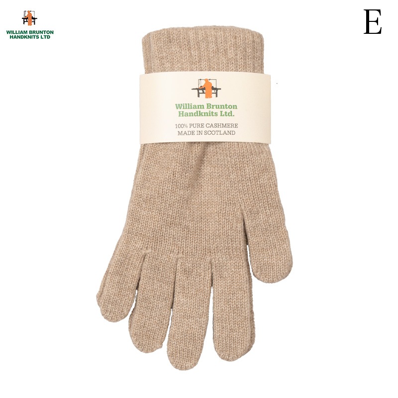 WILLIAM BRUNTOM [ꥢ ֥ȥ] - PLY GLOVE -100% PURE CASHMERE - 5COL.