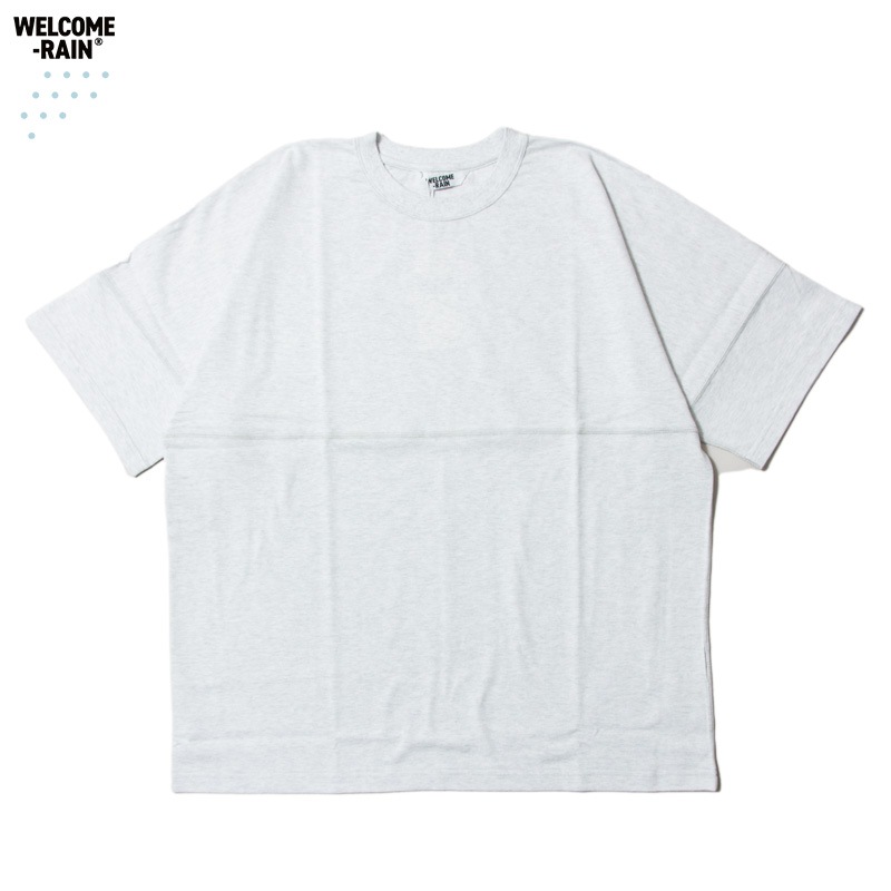 WELCOME RAIN [륫 쥤] - NO SHOULDER HALF SLEEVE T-SHIRT / 3COL.