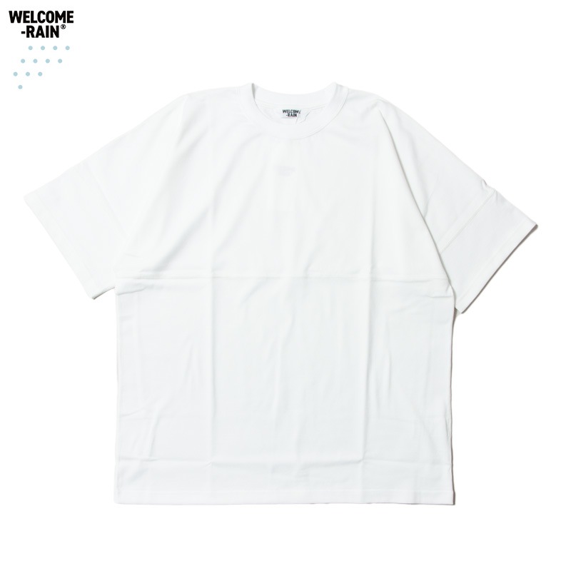 WELCOME RAIN [륫 쥤] - NO SHOULDER HALF SLEEVE T-SHIRT / 3COL.