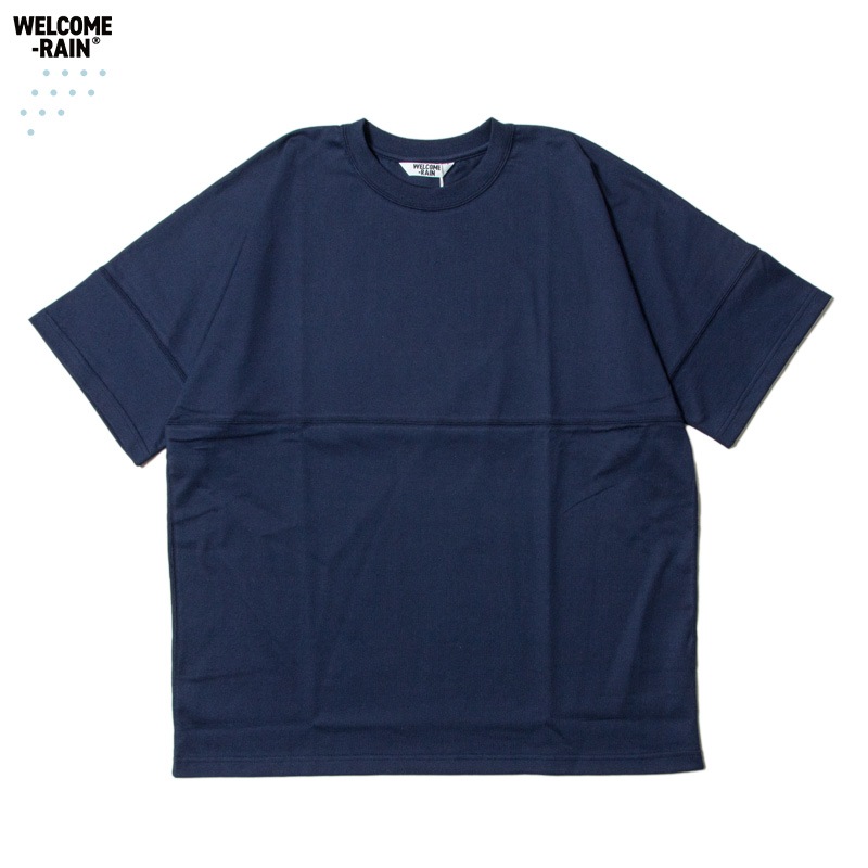 WELCOME RAIN [륫 쥤] - NO SHOULDER HALF SLEEVE T-SHIRT / 3COL.