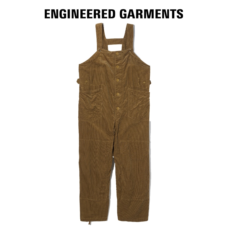 ENGINEERED GARMENTS [󥸥˥ ] - OVERALLS - 8W CORDUROY - KHAKI
