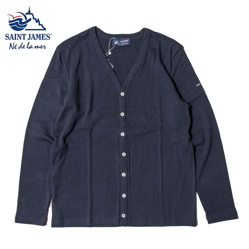 Saint James [ȥॹ] - Cotton Cardigan / 3Col.