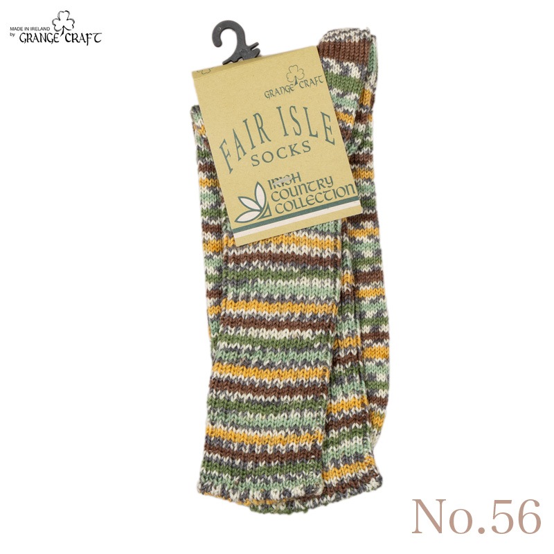 GRANGE CRAFT [����󥸥�����ե�] - FAIRISLE WOOL SOCKS  / 6Col.