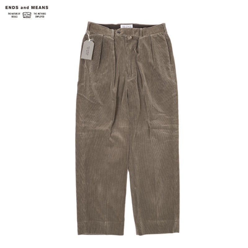 ENDS and MEANS [���󥺥���ɥߡ���] - GLANDPA 2TAC TROUSERS - CORDUROY - 2COL.