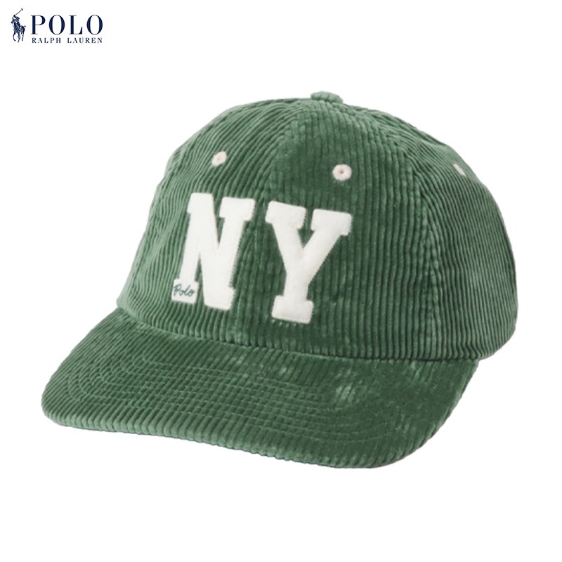 POLO RALPH LAUREN �ڥݥ� ���ե�������- NY �ѥå� �����ǥ���� �ܡ��� ����å� - 2COL.