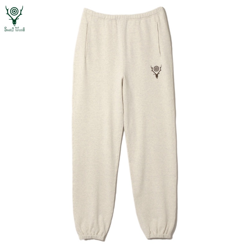 South2 West8 [ġ ȥ] - STRING SWEAT PANT - COTTON FRENCH TERRY - 2COL.