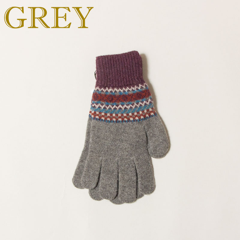 ROBERT MACKIE [Сȥޥå] - FAIR ISLE GLOVE / 3COL.