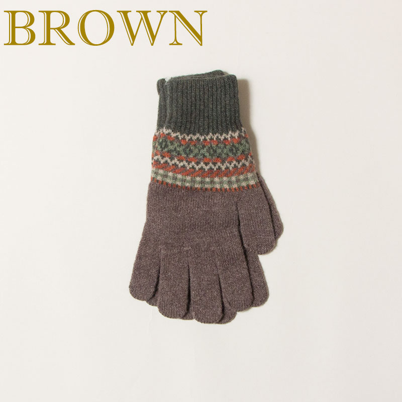 ROBERT MACKIE [Сȥޥå] - FAIR ISLE GLOVE / 3COL.