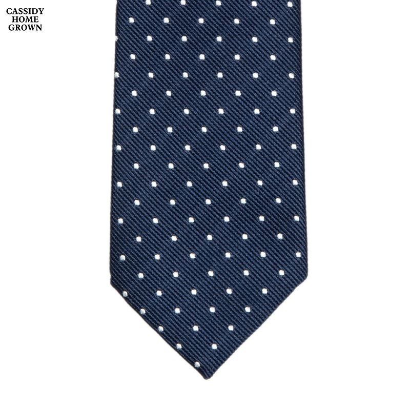 CASSIDY HOME GROWN [㥷ǥۡ॰] - NECK TIE - DOT TIE - NAVY