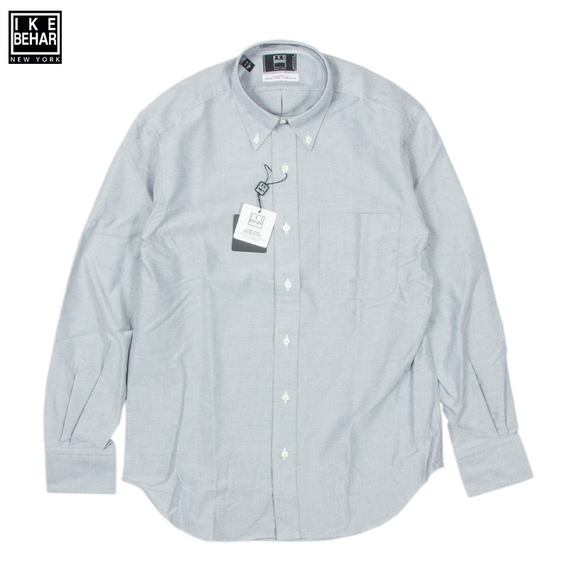 IKE BEHAR [ ١ϡ] - OXFORD B.D SHIRT - TRADITIONAL FIT / NAVY