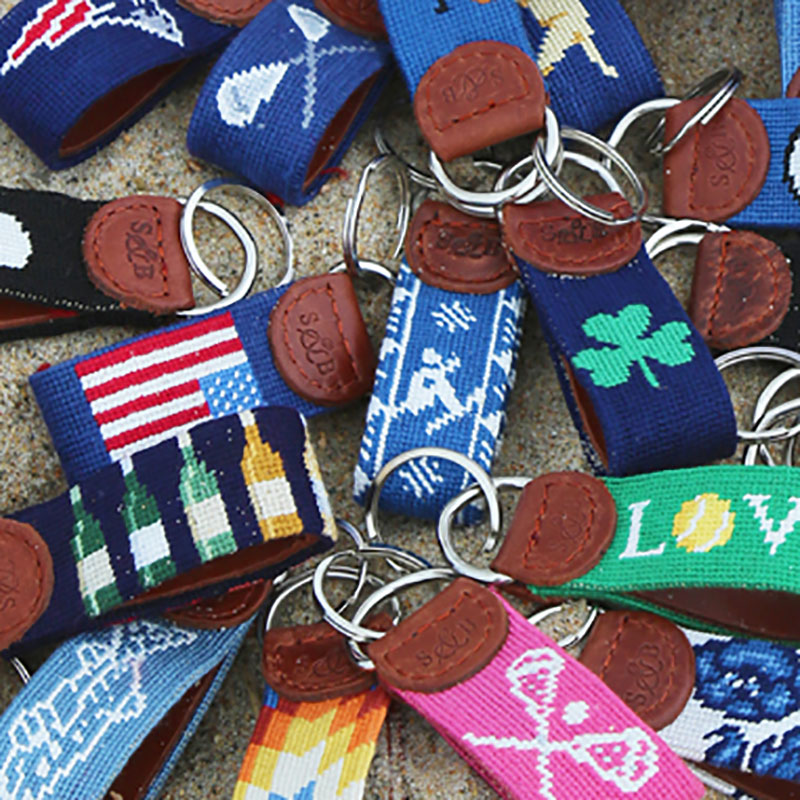 Smathers & Branson [ޥ֥󥽥] - Needlepoint Key Fob / 8Col.