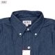 SERO [] - SHORT SLEEVE B.D. SHIRT - 5.5oz DENIM - INDIGO