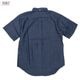 SERO [] - SHORT SLEEVE B.D. SHIRT - 5.5oz DENIM - INDIGO