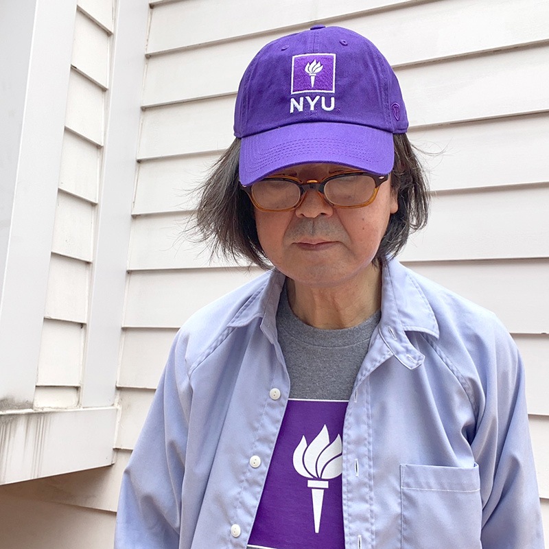 NEW YORK UNIVERSITY  [˥塼衼 ˥Сƥ] - NYU BASEBALL CAP  - VIOLET