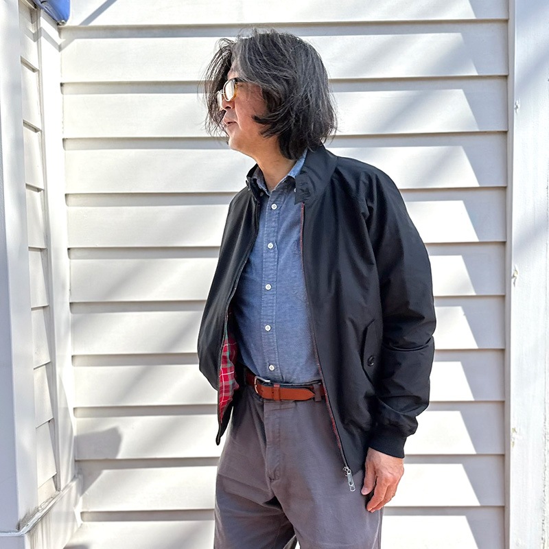 Baracuta [Х饯] - G9 MODERN CLASSIC HARRINGTON JACKET - BARACUTA CLOTH / Dark Navy