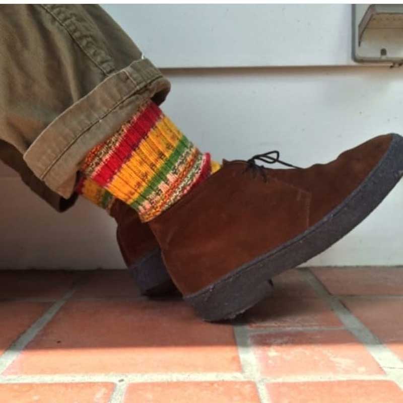 GRANGE CRAFT [󥸥ե] - FAIRISLE WOOL SOCKS  / 9Col.