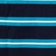 BARBARIAN [СХꥢ] - POCKET T-SHIRT - NIAGARA STRIPE - NAVY / CYAN / IVORY