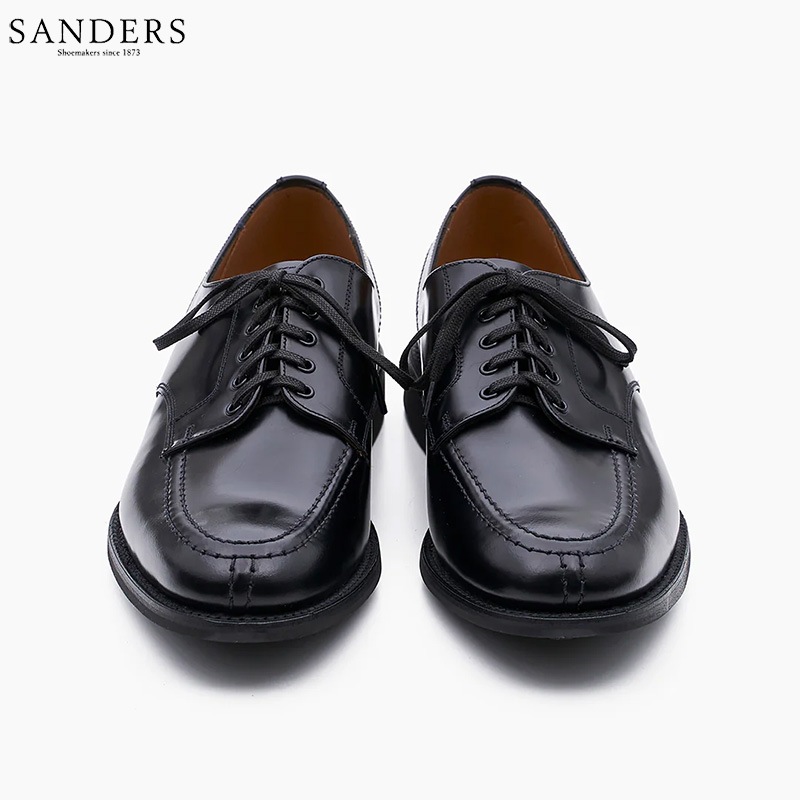 SANDERS [] - MILITARY APRON DERBY - BLACK