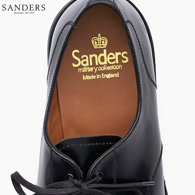 SANDERS [] - MILITARY APRON DERBY - BLACK