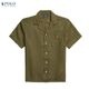 POLO RALPH LAUREN ڥݥե- CLASSIC FIT LINEN CAMP SHIRT - 2COL.
