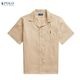 POLO RALPH LAUREN ڥݥե- CLASSIC FIT LINEN CAMP SHIRT - 2COL.