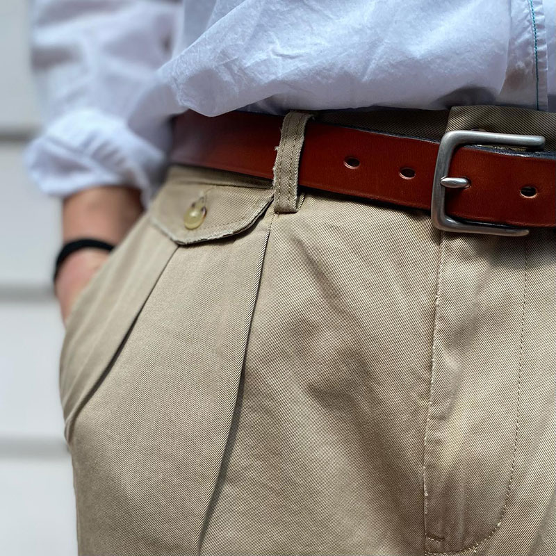 RESTOCKPOLO RALPH LAUREN ڥݥե- WHITMANCHINO-PLEATED CHINO - KHAKI