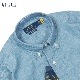 POLO RALPH LAUREN ڥݥե- CUSTOM FIT BUTTON DOWN CHAMBRAY SHIRT / BLUE