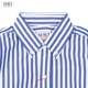 SERO [] - L/S B.D. SHIRTS - STRIPE - BLUE / WHITE