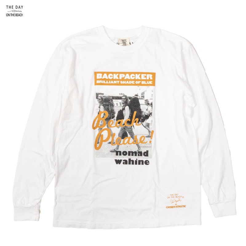 THE DAY ON THE BEACH  CASSIDY ATHLETIC- GARMENT DYED LONG SLEEVE T-SHIRT - 2COL.