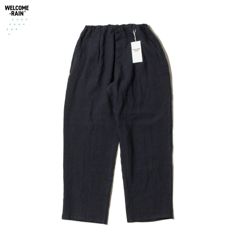WELCOME RAIN [륫 쥤] - Linen French Work PT [WR4-PT007] Navy
